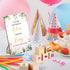 92 36 Draupnir Pcs Fun Baby Shower Games Sign Kit Babies Coloring Blocks for Baby Shower, Wooden DIY Blank Blocks
