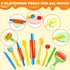 JOYIN 44 Pieces Play Dough Accessories Set - Various Plastic Molds, Rolling Pins, and Cutters for Kids