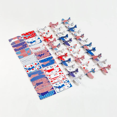 Defemim 32 Pack Toys,16 Glider Planes for Kids,Foam Glider Plane Toy,Foam Gliders Planes Designs,for Boys and Girls