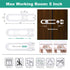 Sliding Cabinet Child Safety Locks, OKEFAN Baby Proofing Cabinet Lock Cupboard Latches for Kids, No Drill (10, White)