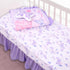 Set 3 Set Set Cloele Crib Bedding for Girls, Pieces Floral Butterfly Baby Bedding -Includes Comforter Fitted Sheet Crib