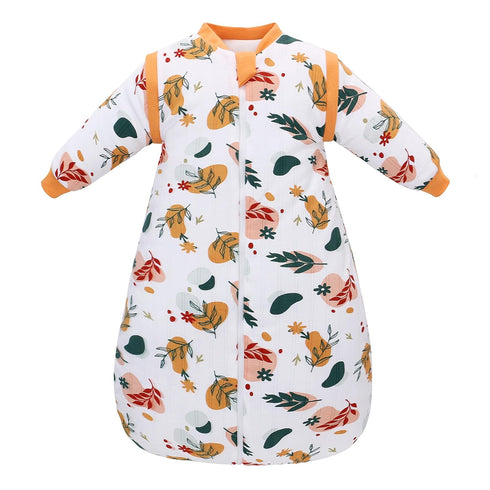 amo nenes Baby Sleep Sack, TOG 2.5 Winter Wearable Blanket, Removable Long Sleeves Baby