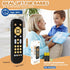 6 Orzbow Baby Remote Control Toy for Months+ with Music, TV Remote Toy with Realistic Light and Sound - English, French