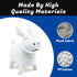 Adenzai White Gubby Rabbit Plush Toy Soft Forsaken Gubby Plush Stuffed Animal, Cute Game Character Collectible Plushie