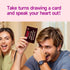 '-50 2 SUNHHX Couple Edition Card Game Conversation Cards Suitable for Couples, Adults, and Teenagers - a Two Player