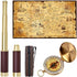 Aubric Pirate Spyglass Telescope Treasure Map Pocket Compass Kids Toys Set, Handheld Collapsible