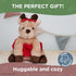 Bearington 7 Inch Darling Dancer Ballerina Plush, Christmas Stuffed Reindeer Animal