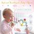 BIGSPINACH Teethers Heart Shape Silicone Baby Teether Toy Easy for Little Hands to Hold,Cupid Bow and Arrow Soft