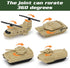 Set 13 XDUOYJOY Military Base Toy, Army Toys with Vehicles Airplane Tank Trucks Helicopter Fighter Jet, Play Mat