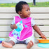 ChooMee SoftSip Food Pouch Top, Baby Led Weaning, No Spill Flow Control Valve, 2CT Aqua Purple