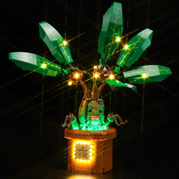 Upgraded LED Light Kit for Lego Mandrake Building Set, Compatible with Lego 76433 (Model Not Included)