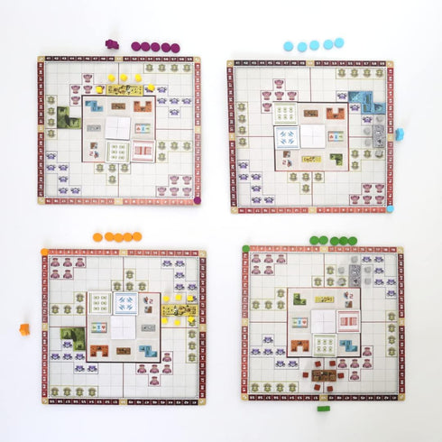 GTS Distribution BUCANEIROS Founders of Teotihuacan Board Game, Tile Laying Ancient City Building, Ages 14+, 1-4