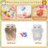 110 Dioju Pcs Mochi Squishy Toy, Mini Kawaii Squishies Bulk Sensory Fidget Toys Goody Bag Party Favors for Kids