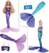 UNICORN ELEMENT 5 Pcs Mermaid Tail Clothes for 11.5 Inch Girl Doll, Summer Dress Swimsuit, NO DOLL Included