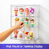 2 Pack 3Tiers Clear Display Case for Figures with Magnetic Door, Acrylic Display Cases for Collectibles, Acrylic