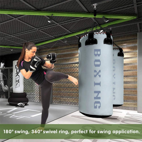 Heavy Duty 360° Swivel Swing Hanger, Stainless Steel Hammock Hook for Ceiling, Porch Swing, Gym, 1000 lb Capacity