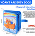 1-3, 20 Noahs Ark Busy Book for Toddlers Montessori Quiet Book with Activities, Travel Toy for Fine Motor Learning