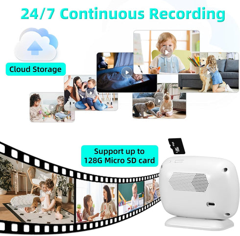 oneware Parents,2-Way Video Calling Security Camera,Kids' Instant Video Call One-Tap FaceTime with Audio & Clear