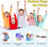 100Pcs Pack,Fidget SUNPROUND Pop Bracelet, Party Favors for Kid, Pop Wrist Strap Fidget Toys Toys for Girils Boys, as