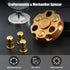 5 6 7 8 9 10+11 12 Metal Fidget Spinner Toy, Cool Alloy Hand Finger Spinner Cube Toy, Stress Relief Sensory Spinning