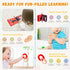 3-4 Baby,8 1 Adena Montessori Play Kit for Months in Wooden Learning Educational Toys for Toddler,Include Framed Mirror