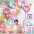 SNLN 1st Sweet One Birthday Party Decorations, First Birthday Decorations for Girl, Balloon Box Photo Banner Donut Foil
