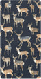 Mazeann Vintage Deers Print Crib Sheets Soft Breathable Fitted Cotton Baby Crib Sheets