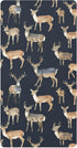 Mazeann Vintage Deers Print Crib Sheets Soft Breathable Fitted Cotton Baby Crib Sheets