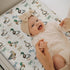 ZoUbqchY 32''16'' Vintage Duck Bows Floral Changing Pad Covers for Baby Girls Boys Green Mallard Ducks Fitted Changing