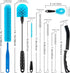 SWKTPP Set Bottle Brush Cleaning - Multi Cup Brush, Water Bottle Cleaner, Crevice Cleaning Brush Pipe & Tube Brushes