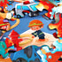 Puzzles,48 3-5,Children 4-8 Jumbo Floor Puzzle for Kids,Fire Rescue Jigsaw Large Piece Firefighter Fireman Fire Truck