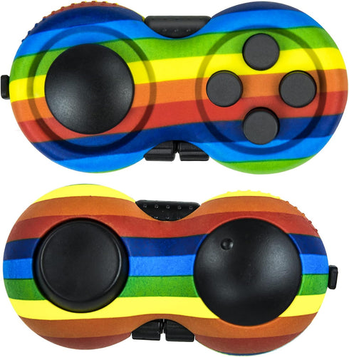 8-Fidget WTYCD Original Fidget Toy Game, Rubberized Classical Controller Fidget Concentration Toy with Functions