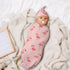 Nezweld Set, Flamingo Newborn Swaddle Blanket for baby,Unisex Baby Stuff,Soft for Boys Girls, with Beanie hat Baby