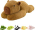 QUIRAI Weighted Stuffed Animals Capybara Plush, 24" | 3.3 lb Capybara Stuffed