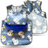 Plastic Bib - Easiest Bib to Clean, No Washer/Dryer or Scrubbing Needed, 1T-3T