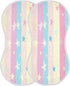 YEGAME Set 1 11 22 Inch Muslin Baby Burp Cloths of - Star Super Absorbent Cotton Burping Rags Soft Baby Washcloths