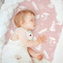 3-Pack Cozy (32" 16") Organic Bassinet Sheets for Girls Stretch, Soft Fitted Bassinet Mattress Sheet x Universal Fit