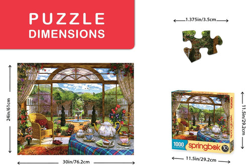 Springbok's 1000 Piece Jigsaw Puzzle, The Conservatory, Multi