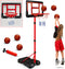 GMAOPHY Kids Basketball Hoop with Stand, Adjustable Basketball Set for Boys Age 3-8, Indoor Outdoor Sport Game