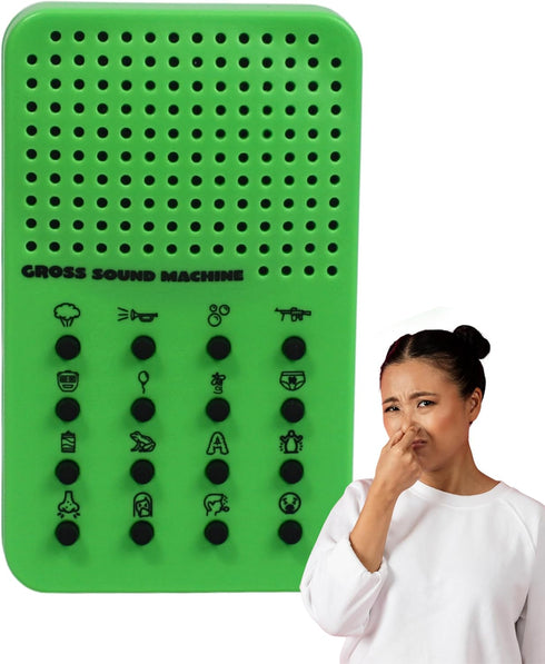 Gross Sound Machine with Farts, Burps, Vomit, Sneeze and Coughing Noises, Portable