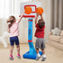 Toddler Basketball Hoop Indoor Mini Adjustable Goal with Ball Pump, Outdoor Toys for Kids Age 2-8