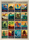 MyPuzzle Mythical Creatures from Around The World, Vintage Poster - Premium 300