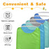Vicloon Baby Bibs, 5PCS Terry Bib Set, Waterproof Cotton Bibs for Boys, Girls, Adjustable Elastic Strap