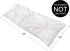 Solid White Shabby Chic Body Pillow Case Cover - Harper Collection