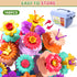 Garbo Star 148PCS 3 4 5 6 3 4 5 3-5 Flower Garden Building Toys for Year Old Girls, Educational Activity Preschool