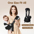 yemyig Carrier,2026 25-60lbs(Black) Baby Sling Carrier,Toddler New Baby Sling with Waist Harness,Portable
