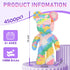 MIKIJOYS (4500PCS), 8886 Bear Building Blocks with Organizer Bins Fluorescent Bricks & Stroage Drawer, Gift for Adults