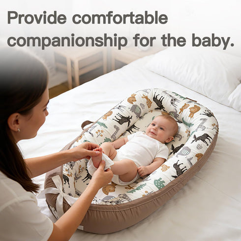 Bubbyhuts 100% Tummy Infant Support Cushion-Breathable and Soft Organic Cotton, Portable Time Mat with Removable