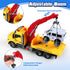 DWIRCTOYS 3 4 5 6 7 Toddler Boy Toys,Tow Truck Toy for Year Old Boys,FrictionPowered Rescue Tow Truck with Lights