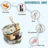 YETTASBIN Rooster Portable Pacifier Holder Case with Metal Hook Buckle & Zipper for Diaper Bag and Stroller, Versatile